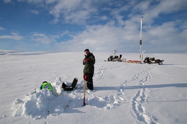 Winter fieldwork in Varanger, Finnmark and Svalbard
